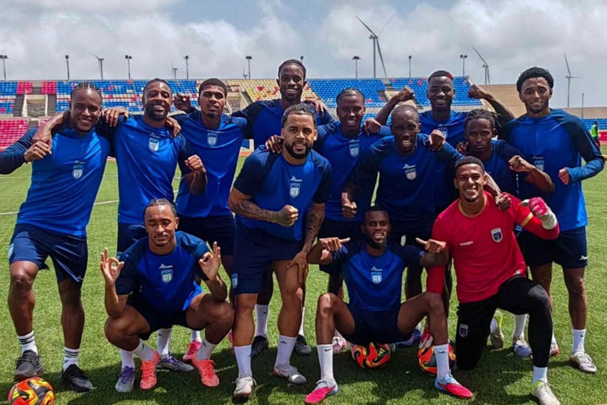 teamfoto voor Cape Verde