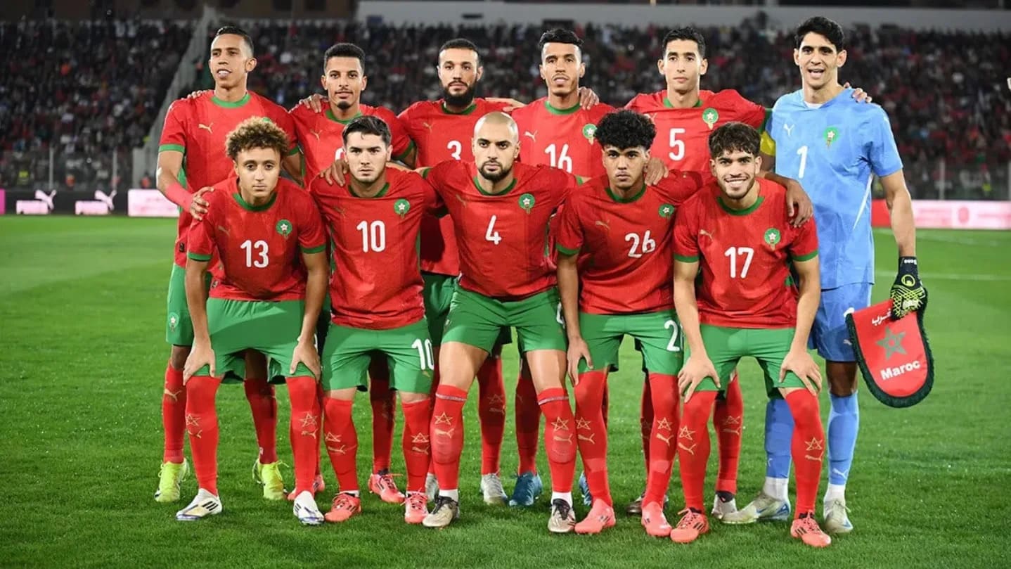 teamfoto voor Morocco